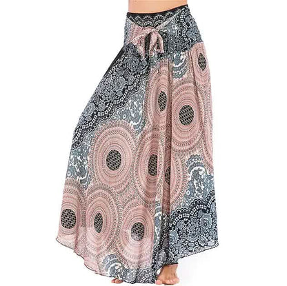 Women's High Waist Yoga Skirt Gypsy Dress