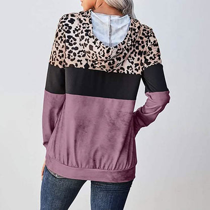 Women's Hoodie Sweatshirts Casual Animal Print