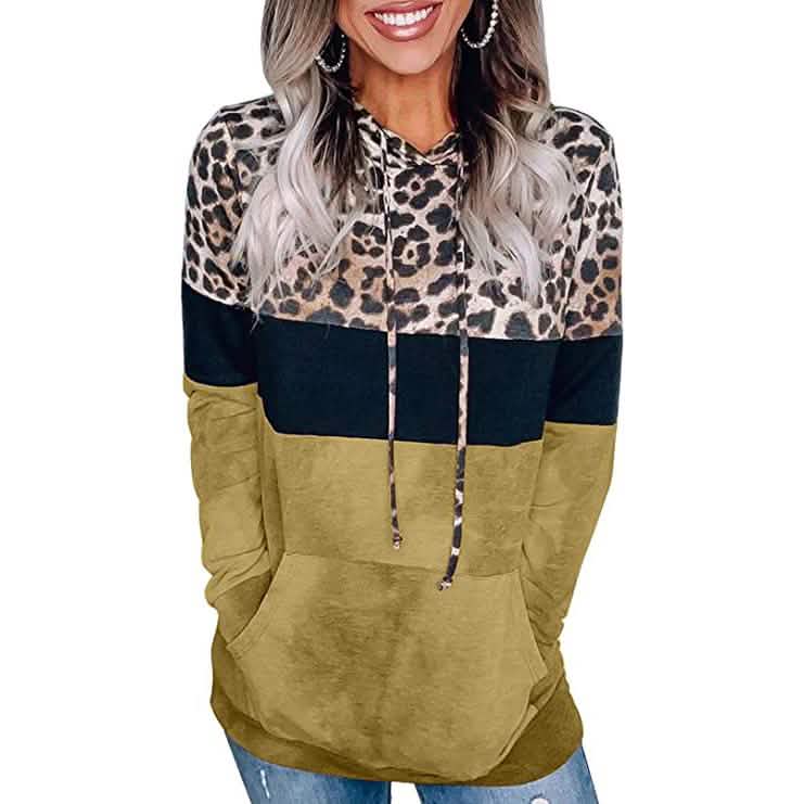 Women's Hoodie Sweatshirts Casual Animal Print