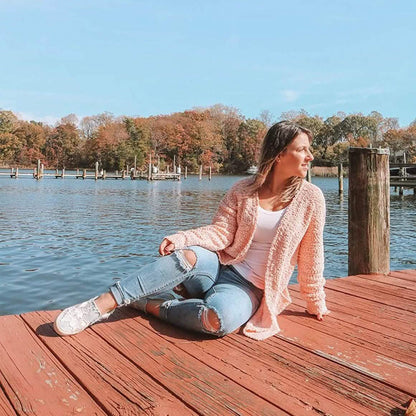 Women's Long-Sleeved Soft Chunky Knitted Sweater