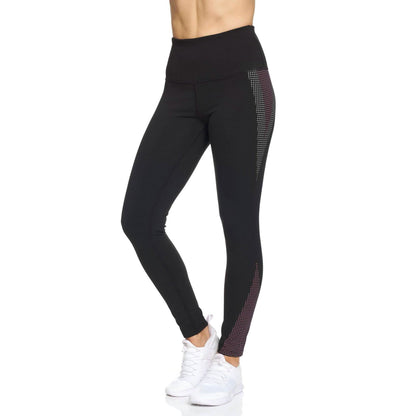 Women's Rubber Dotted High Waist Full Length Legging
