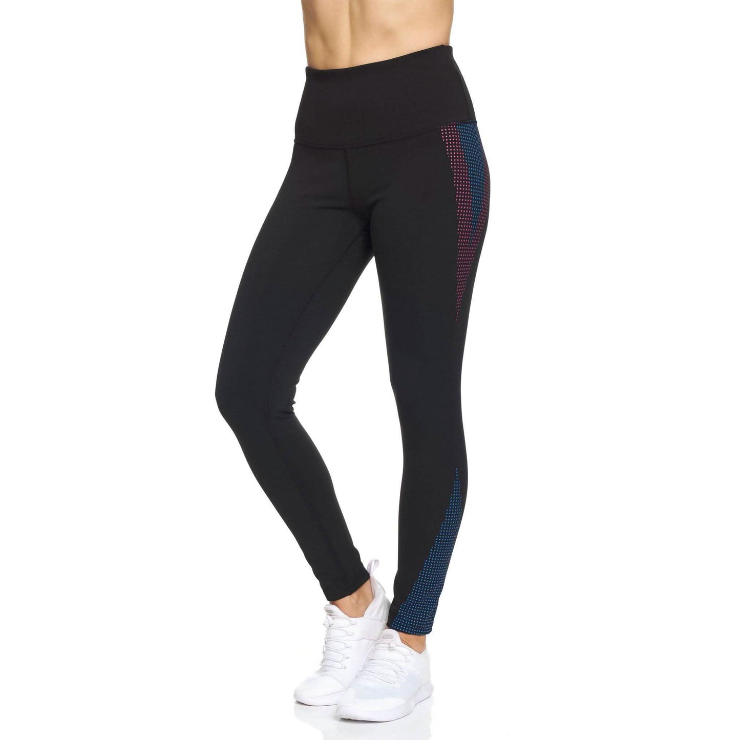 Women's Rubber Dotted High Waist Full Length Legging