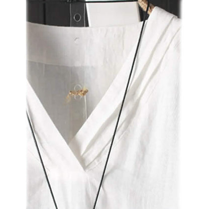 Women's Solid Half Sleeve V Neck Shirt Top