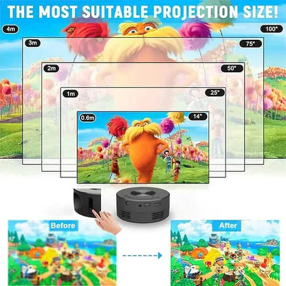 YT200 LED Projector Mini Handheld