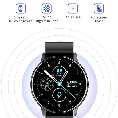 Zl02 Smart Watch 1.28 Inch Smartwatch Fitness Running Watch